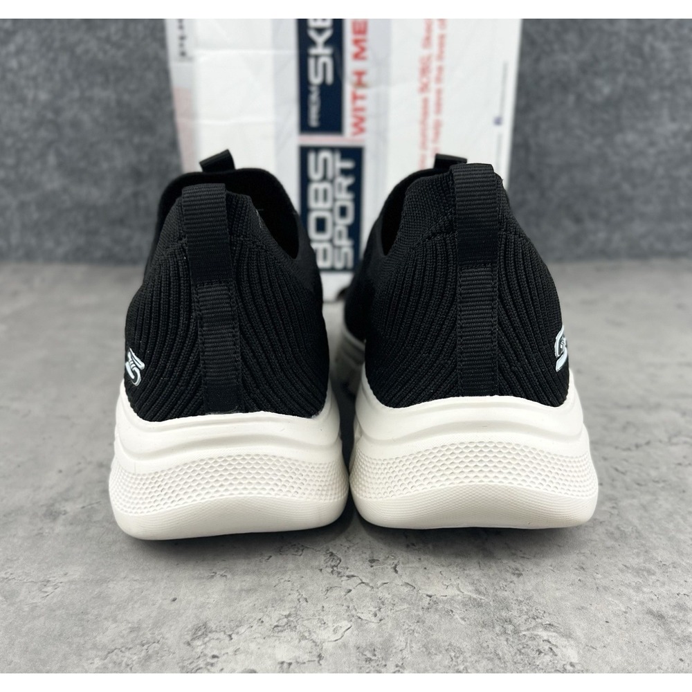 Skechers BOBS Sport B Flex On Order Womens Size 8 Black Athletic Shoes Sneakers - Picture 4 of 7
